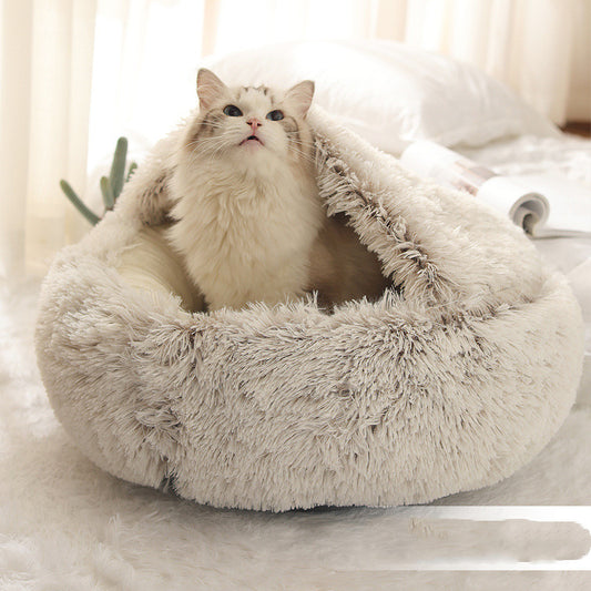 Lyxig igloobädd för din katt