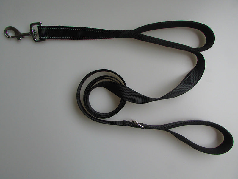 Dubbelt handtag hundkoppel