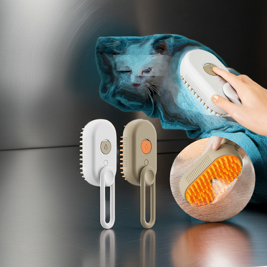 2-i-1 sprayborste för husdjur